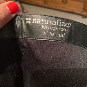 Naturalizer Black Boots, size 8
